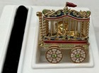 Est  e Lauder Solid Perfume Compact 2002 Circus Lion Cage Box   Pouch
