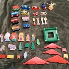 140  Pc Wooden Train Track Set Lot Bulk Wood Railway Fits Brio Thomas The Tank 