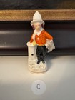Vintage Victorian American Fireman Porcelin Figure Staffordshire China  c 