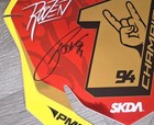 Ken Roczen  1 Signed  2026 450 Sx Champ Front Number Plate Decal - Jsa Coa