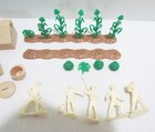 Marx Farm Playset Figures Crops Accessories Implements Feed Hay Big Lot Vintage 