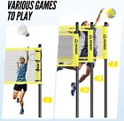 32ft 26ft 20ft Professional Badminton Volleyball Set W net Adjustable Height Bag