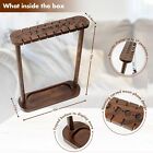 Pendulum Display Stand With Tray   Wooden Crystal Stone Holder Up To 17 Pendulum