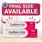 Cushion Grip Thermoplastic Denture Adhesive 0 35 Oz Travel Size Waterproof Loose