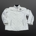 Giii Pittsburgh Penguins Womens Quilted Jacket Full Zip Nhl Hockey White L