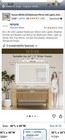 Tetote 60x40 Led Backlit Bathroom Mirror Fogless Dimmable  Tempered Glass