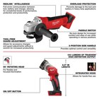 2696-26 Milwaukee M18 Cordless 6-tool Combo Kit W  Batteries Charger   Case