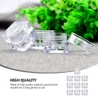 10pcs 5g Makeup Sample Container Round Clear Jars Round Empty Jar Makeup Jar