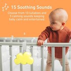 Portable Sound Machine And Night Light For Baby Or Crib 15 Sound Purebaby Cloud