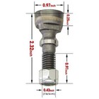 40 Pieces Stump Grinder Teeth Aftermarket Replacemen For 900 Stump Grinder Teeth