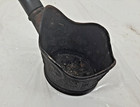 Antique Chinese Silk Iron Brass With Wood Handle Holds Coal Ornate Asian Design