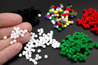 Micro Pom Poms 100 Or 300 Pk 3 Mm Tiny Balls For Craft - White Or Mixed Color