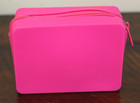 New Cassette Tape Coin Purse Girls Pink Zip Bag Pouch Case Silicone Claire s