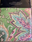 Ralph Lauren Flying Point Paisley Blue Green Pink Orange Cotton Standard Sham