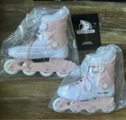 Rolling Bunny Inline Skates Women Pink Size 7 Adjustable Roller Blades