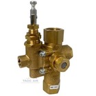 1 2  Inlet outlet Air Compressor Pilot Unloader Check Valve Combo 140 - 175 Psi