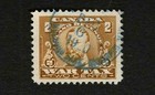 Canada 1915 Kgv 2c War Tax Inland Revenue Stamp Xf-sup Used