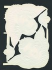 Vintage Scrap Beautiful Angels Cherubs England Sheet Die Cut Embossed 9    X 6   