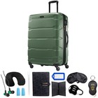 Samsonite Omni Hardside Luggage 28  Spinner Army Green With 10pc Accessory Kit