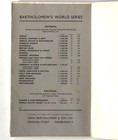 1961 1962 Africa Map John Bartholomew Printed In Great Britain World Series Vtg