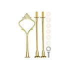 3 Tier Gold Cake Stand Cupcake Dessert Display Tray Wedding Party