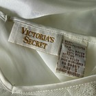 Vintage Victoria s Secret Gold Label White Satin Chemise Nightgown