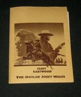 Original Clint Eastwood Outlaw Josey Wales Rare Nss Theatre Style Press Kit
