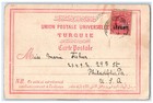 1909 Great Turkish Cemetery Of Eyub British Post Office Levant Turkey Postcard