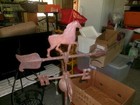 Antique Cast Iron Standing Horse Weathervane 35  Tall Very Old Read 