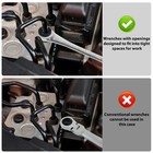 Loschen 12pcs set 8-19mm Metric Ratcheting Wrench Combination Wrench Set