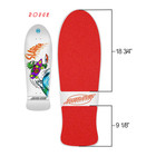 Die-cut Style Skateboard Grip Tape For Santa Cruz Keith Meek Slasher Reissue