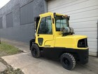 2019 Hyster 10000 Lb  Solid Pneumatic Forklift Side Shift Triple Mast 2976 Hours