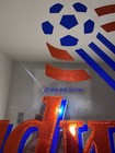 Vintage Budweiser Beer 1994 World Cup Usa Soccer Mirror Bar Man Cave Decor Sign
