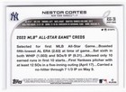 2022 Topps Update Nestor Cortes  asg-36 2022 Mlb All-star Game New York Yankees