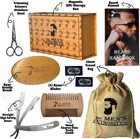 M  A  C    Beard Kit For Men  Beard Grooming Kit With Wooden Gift Box