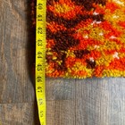 Vintage 1970s Caron Latch Hook Rug Sailboat  Completed  6033 Appr  34 x45 5  Mcm