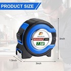 Tape Measure 25 Ft  10 Pcs Bulk Easy Read Measuring Tape Retractable  Self-lo   