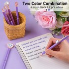 8pcs Ballpoint Pens Set Metal Crystal Diamond Pen Glitter Pen For Journaling    