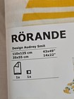 Ikea Rorande Crib Duvet Cover With Pillowcase Yellow Turtle Bedding New Unisex