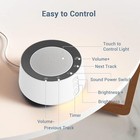 Bgoverss White Noise Sound Machine With 14 Soothing Sounds And 10 Levels Night