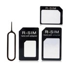 Micro Nano Sim Card To Standard Adapter Adaptor Converter Set 