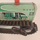 Vintage Marx Climbing Tractor Wind Up Tin Litho Toy No 5  Working Broken Track