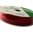 Vintage Flocked Velvet Red Ribbon Velita Waterproof 25 Yards Holiday