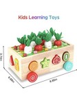 Toddlers Montessori Wooden Educational Toys For Baby Boys Girls Age 2 3 4 Year
