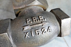 Antique Prr  pennsyvania Railroad  Bronze  1 1 2 Globe Valve 11lb 10oz X1524