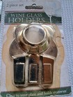 Wine Glass Plate Clip Holds Your Glass Stemware While You Eat 4 Total