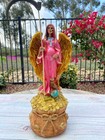 Santa Muerte Blessed Color Pink Fully Loaded Angel With Wings Protection 15 