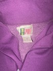 1930   s Vintage Bold Spirit Half Zip Pullover Sweatshirt Size M Purple