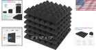 Noise Reduction 6 Pack Acoustic Foam Panels - Ideal For Recording And Studio Use