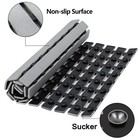 Shower Mat Non Slip Bathtub Mat With Suction Cups And Drain Holes 27 5 X15 7    